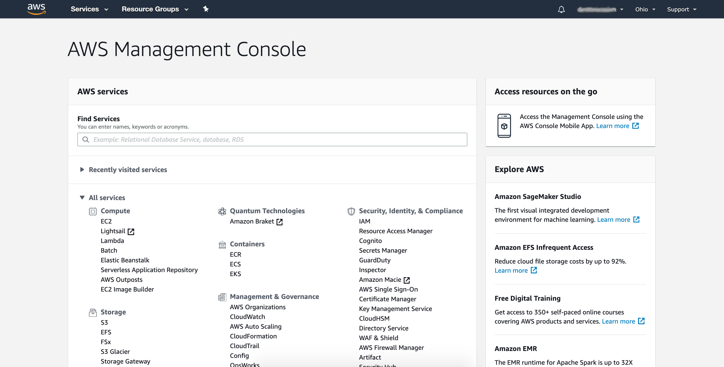 AWS Management Console