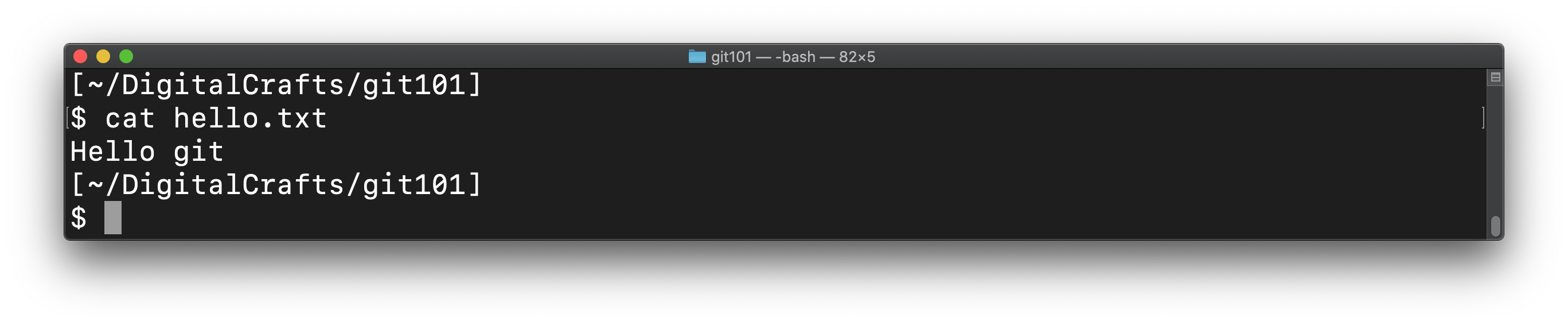 Contents of hello.txt
