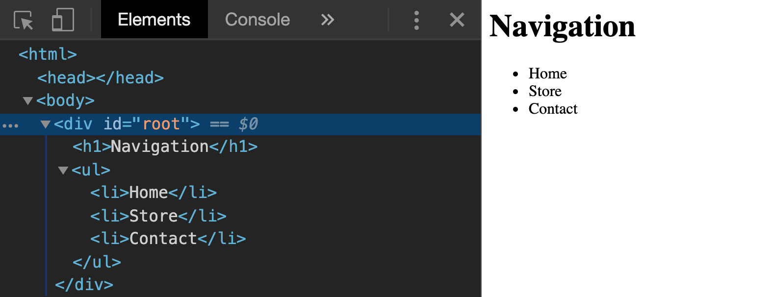 created-navbar-example